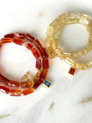 Fiamma Agate Necklace & Luce di Pietra