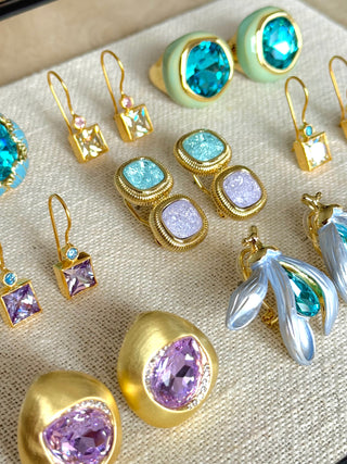 Goccia di Lavanda Earring